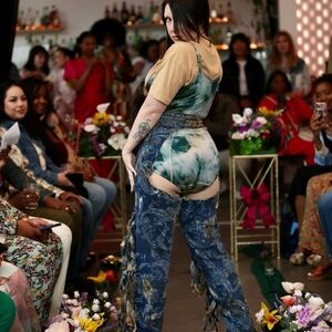 Vtg Upcycled Tie Dyed Bodysuit